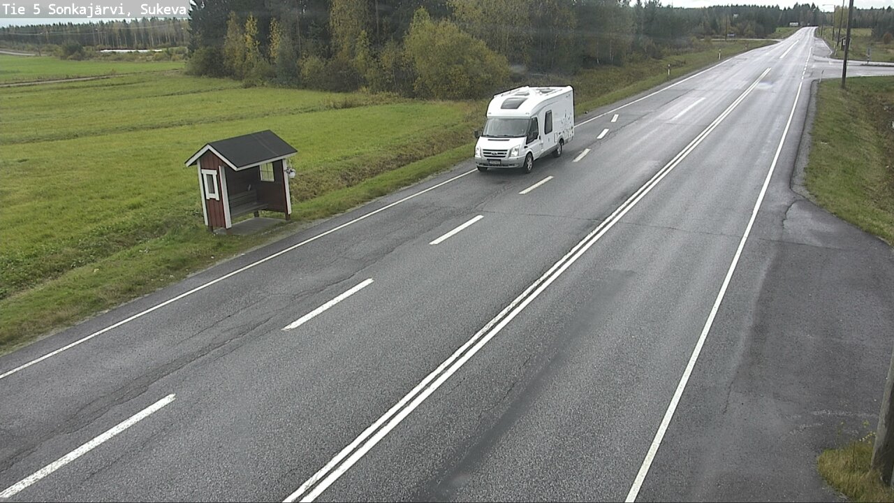 Weather Camera Image Road 5 Sonkajärvi, Sukeva, Sonkajärvi, Pohjois-Savo