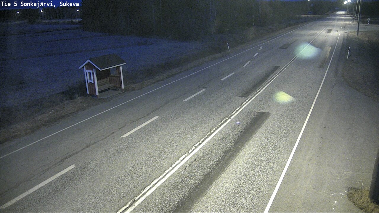 Weather Camera Image Väg 5 Sonkajärvi, Sukeva, Sonkajärvi, Pohjois-Savo