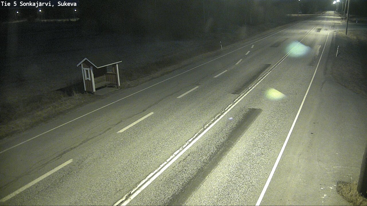 Weather Camera Image Väg 5 Sonkajärvi, Sukeva, Sonkajärvi, Pohjois-Savo