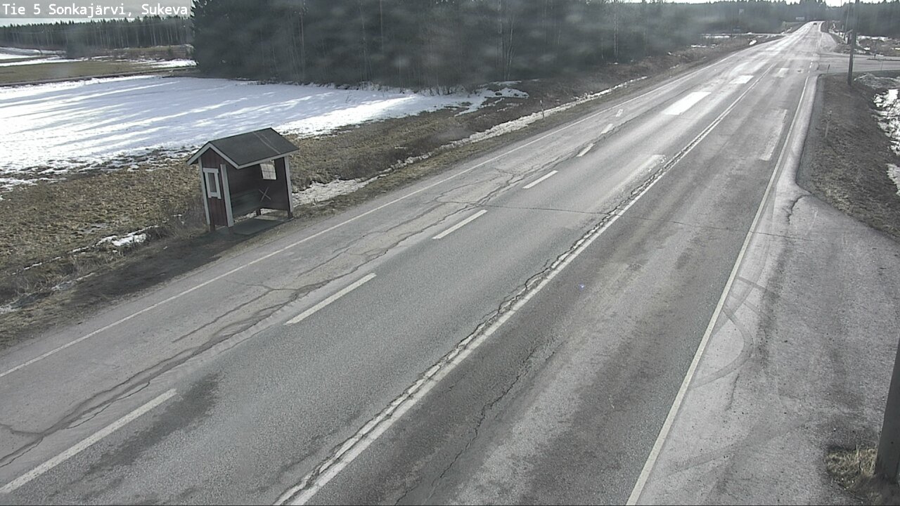 Weather Camera Image Road 5 Sonkajärvi, Sukeva, Sonkajärvi, Pohjois-Savo