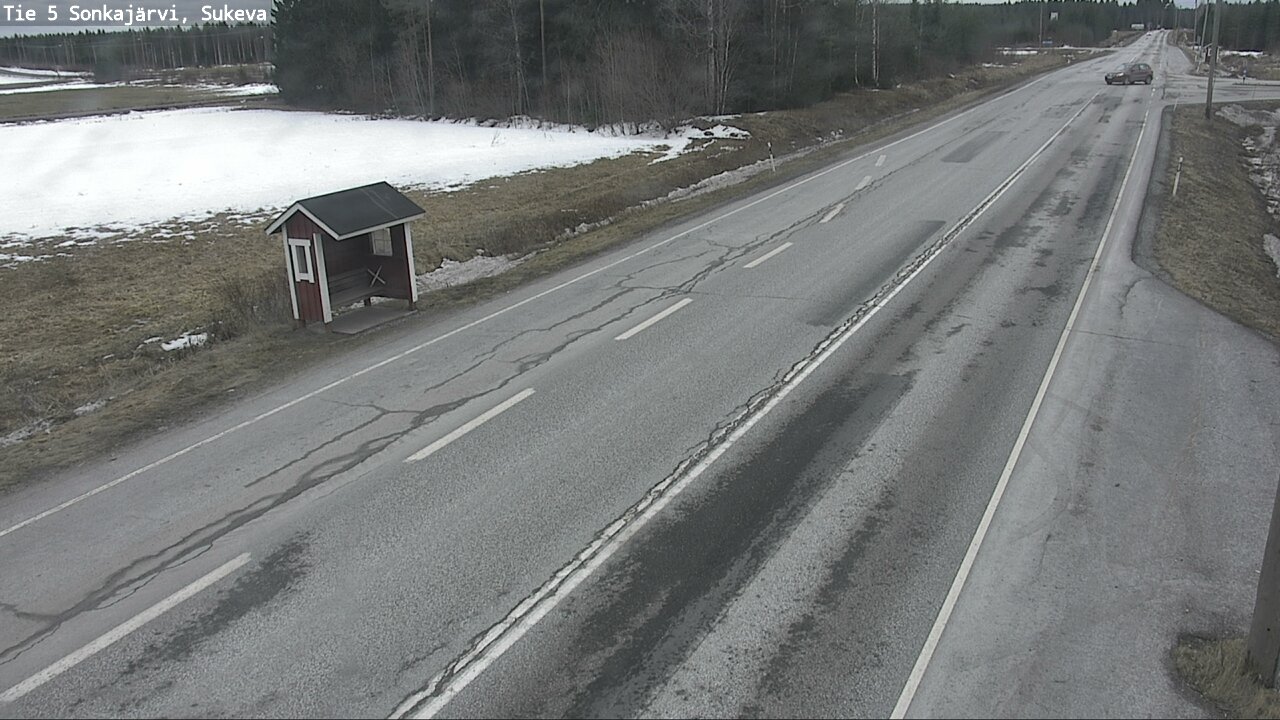 Weather Camera Image Road 5 Sonkajärvi, Sukeva, Sonkajärvi, Pohjois-Savo