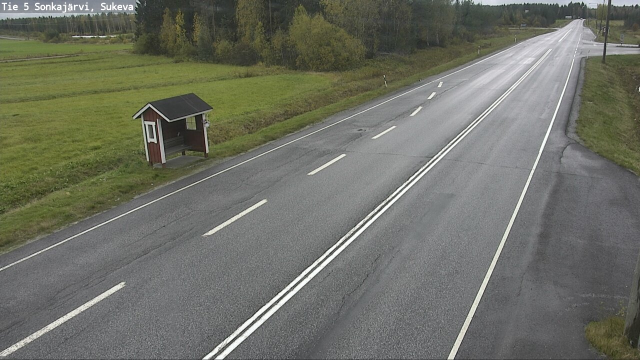 Weather Camera Image Väg 5 Sonkajärvi, Sukeva, Sonkajärvi, Pohjois-Savo