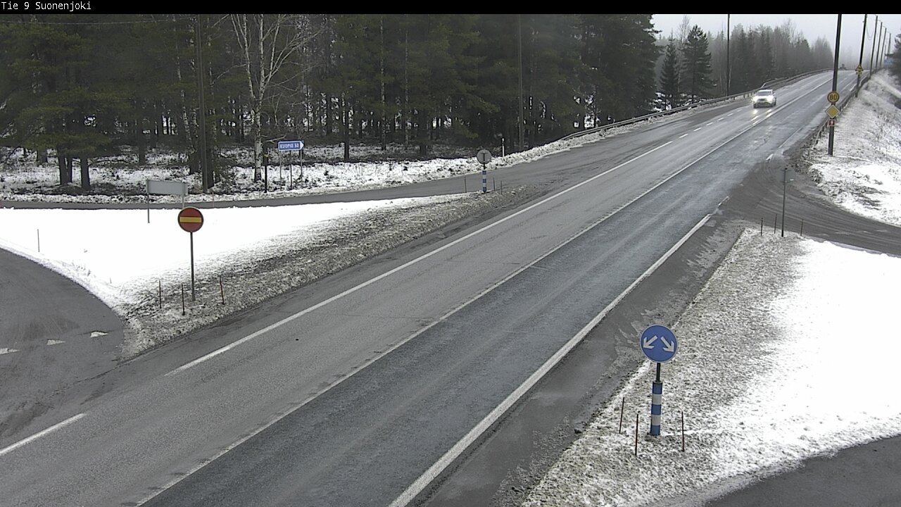 Weather Camera Image Väg 9 Suonenjoki, Purola, Suonenjoki, Pohjois-Savo