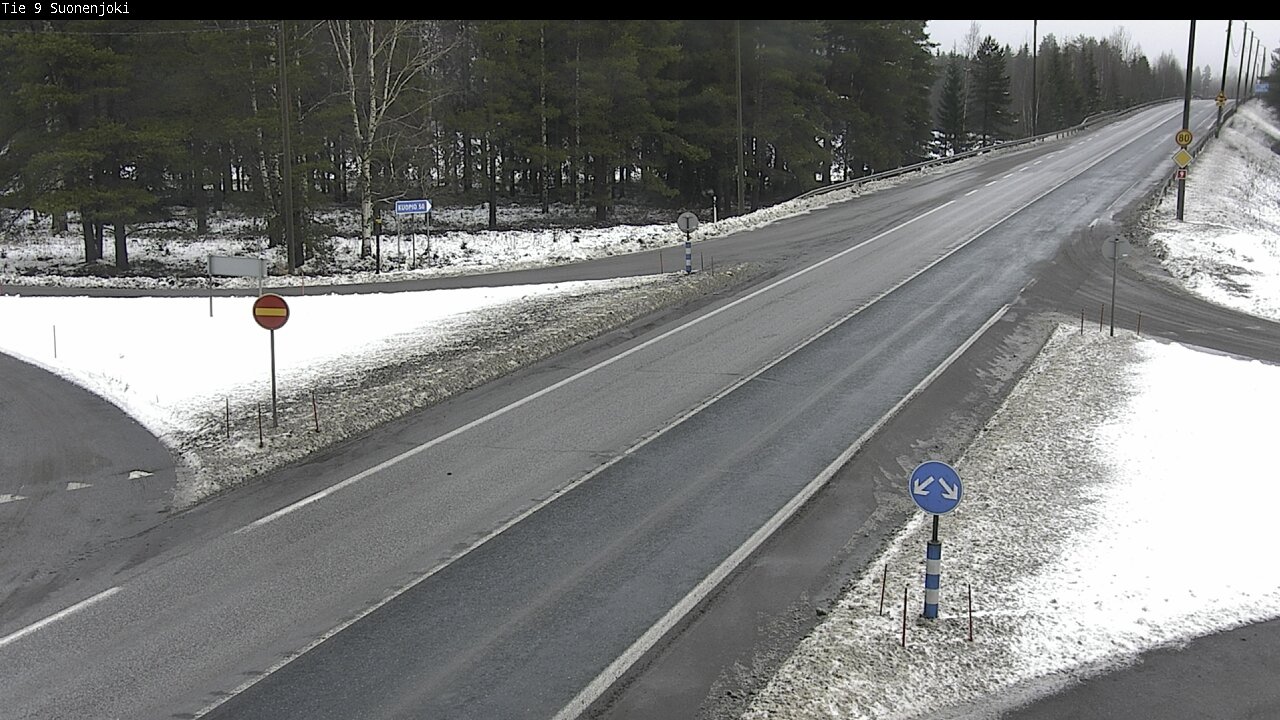 Weather Camera Image Väg 9 Suonenjoki, Purola, Suonenjoki, Pohjois-Savo