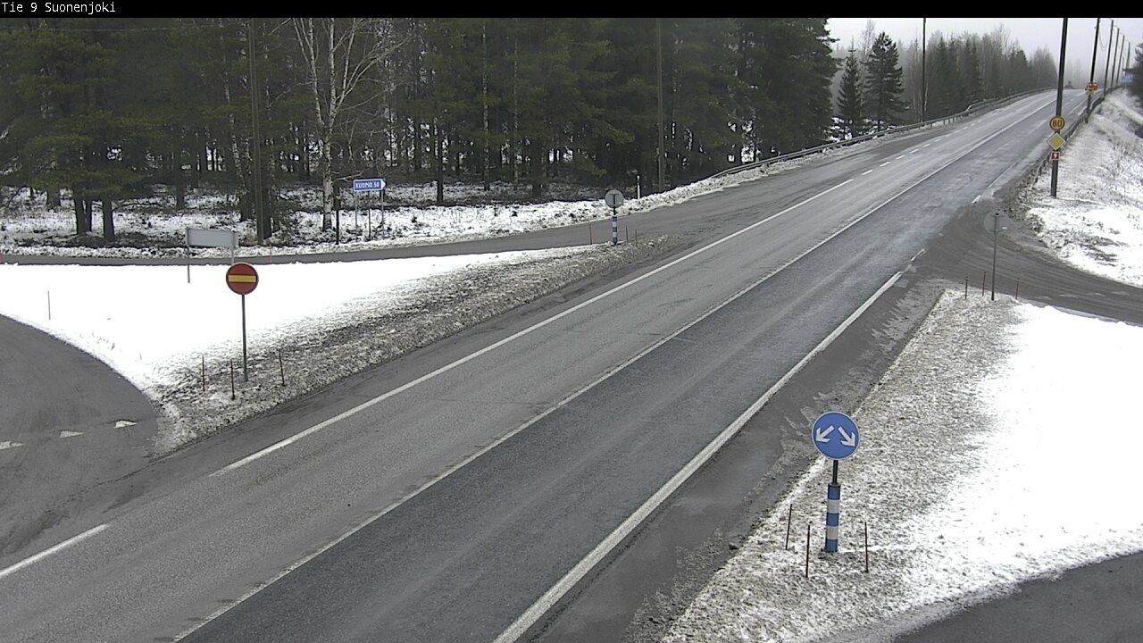 Weather Camera Image Väg 9 Suonenjoki, Purola, Suonenjoki, Pohjois-Savo