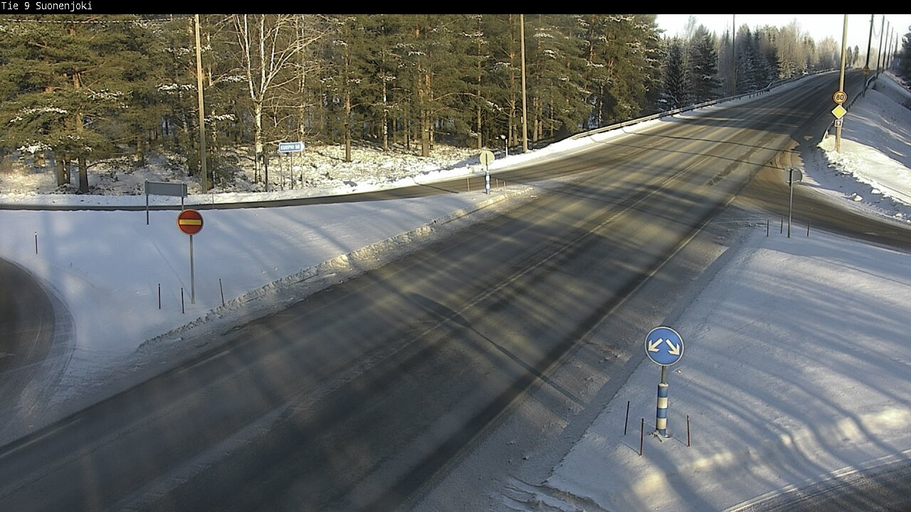 Weather Camera Image Väg 9 Suonenjoki, Purola, Suonenjoki, Pohjois-Savo
