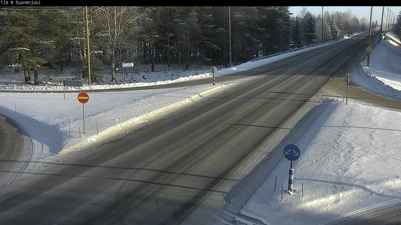 Weather Camera Image Väg 9 Suonenjoki, Purola, Suonenjoki, Pohjois-Savo