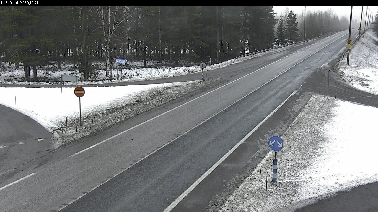 Weather Camera Image Väg 9 Suonenjoki, Purola, Suonenjoki, Pohjois-Savo