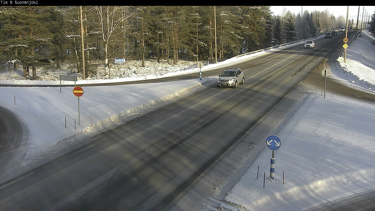 Weather Camera Image Väg 9 Suonenjoki, Purola, Suonenjoki, Pohjois-Savo