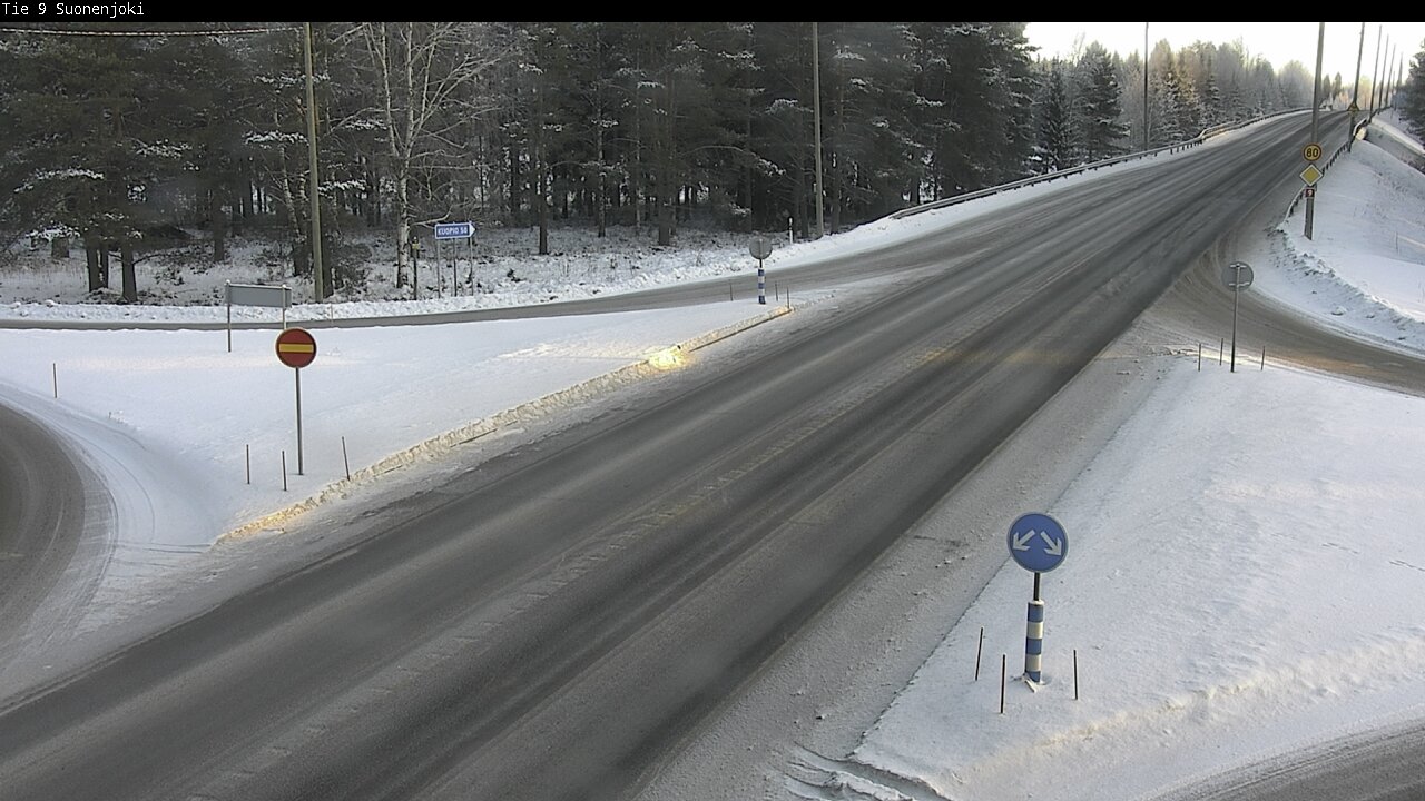 Weather Camera Image Väg 9 Suonenjoki, Purola, Suonenjoki, Pohjois-Savo