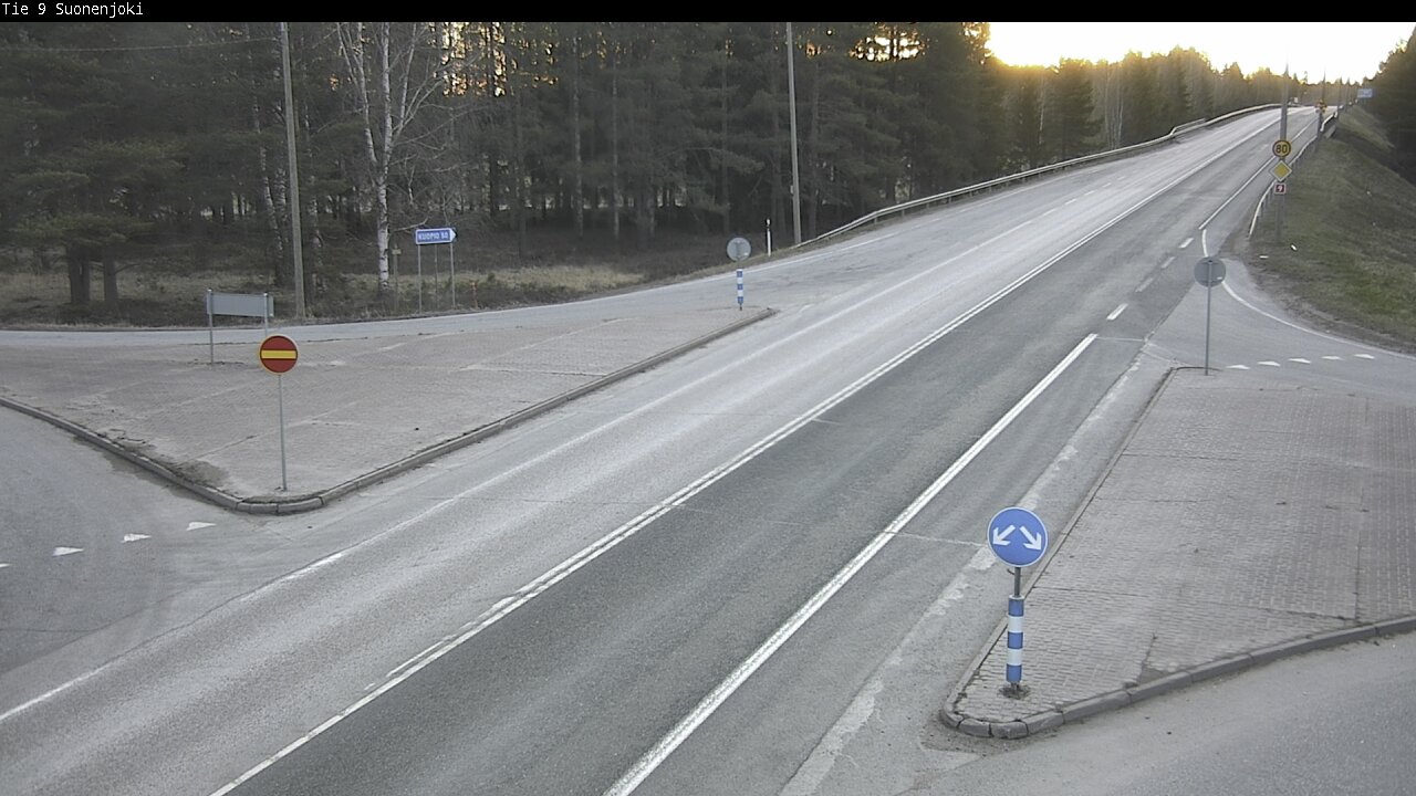 Weather Camera Image Väg 9 Suonenjoki, Purola, Suonenjoki, Pohjois-Savo