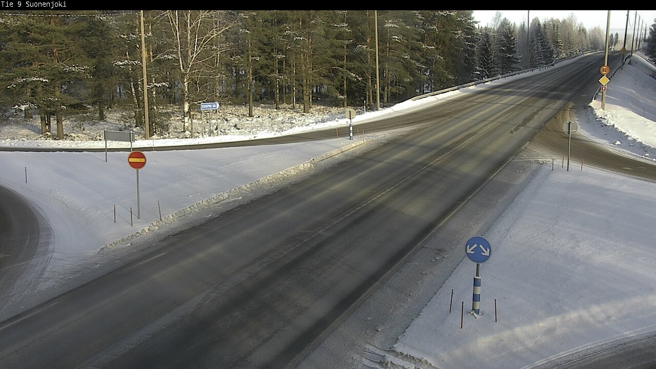 Weather Camera Image Väg 9 Suonenjoki, Purola, Suonenjoki, Pohjois-Savo