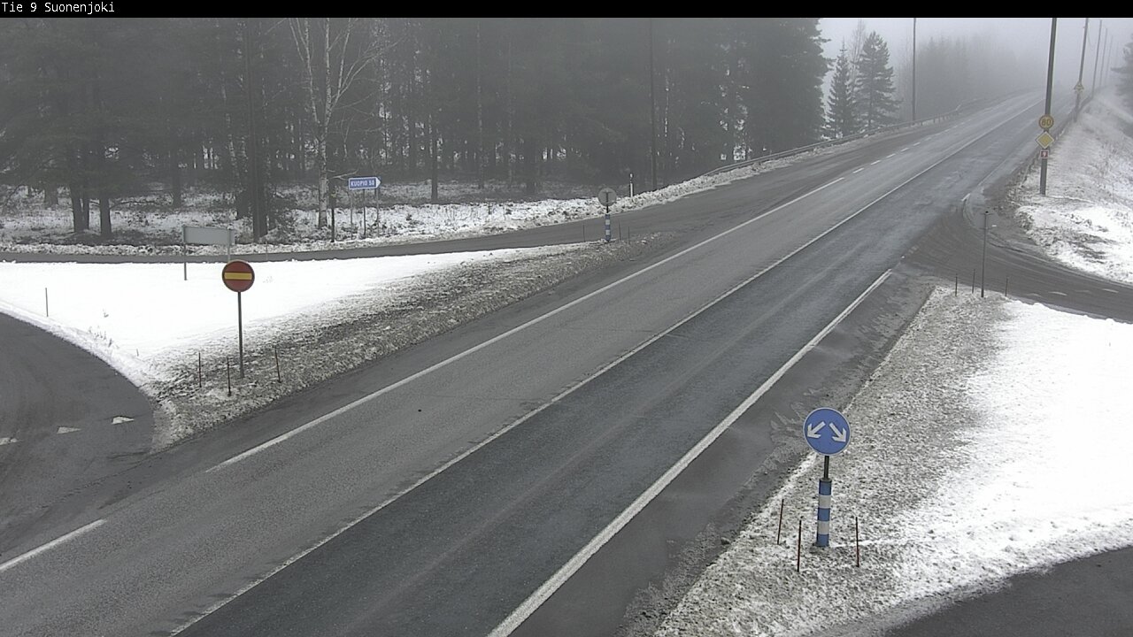 Weather Camera Image Väg 9 Suonenjoki, Purola, Suonenjoki, Pohjois-Savo