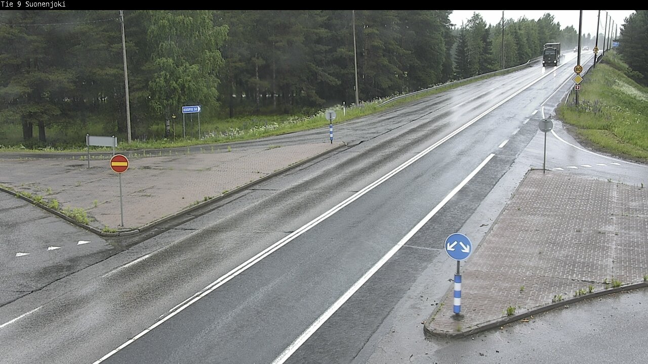 Weather Camera Image Väg 9 Suonenjoki, Purola, Suonenjoki, Pohjois-Savo