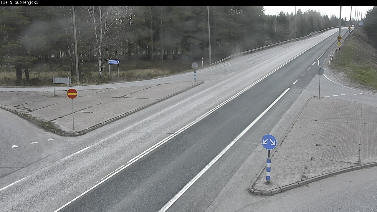 Weather Camera Image Väg 9 Suonenjoki, Purola, Suonenjoki, Pohjois-Savo