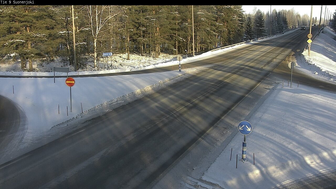 Weather Camera Image Väg 9 Suonenjoki, Purola, Suonenjoki, Pohjois-Savo