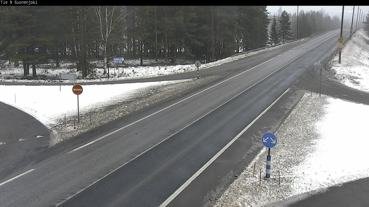 Weather Camera Image Väg 9 Suonenjoki, Purola, Suonenjoki, Pohjois-Savo