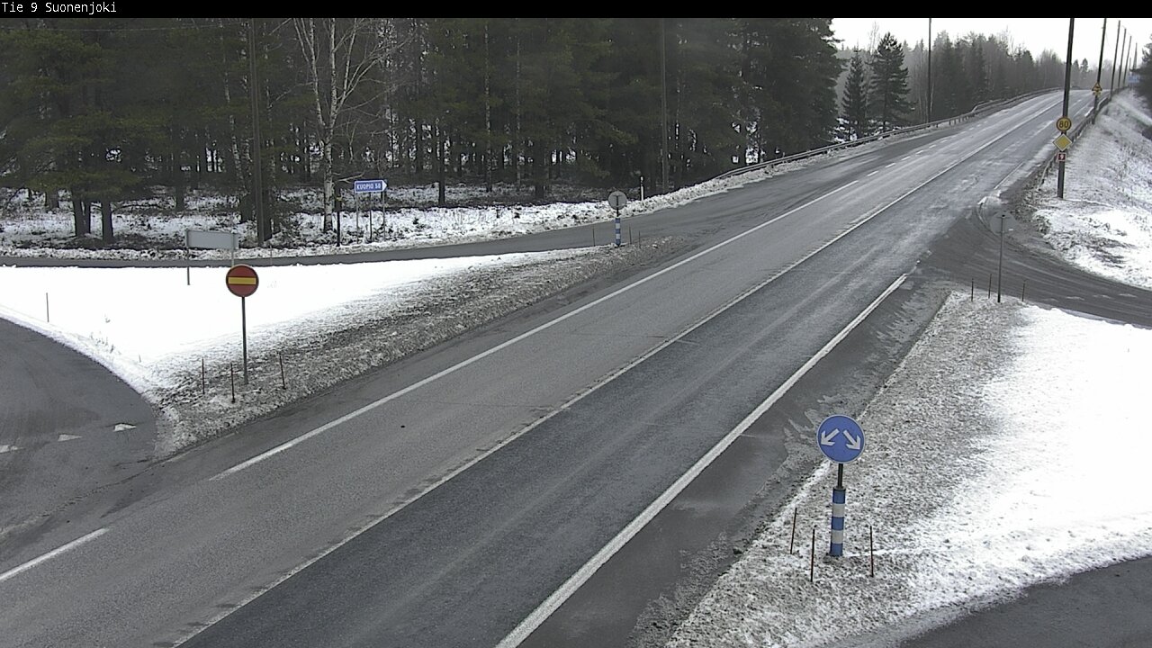 Weather Camera Image Väg 9 Suonenjoki, Purola, Suonenjoki, Pohjois-Savo