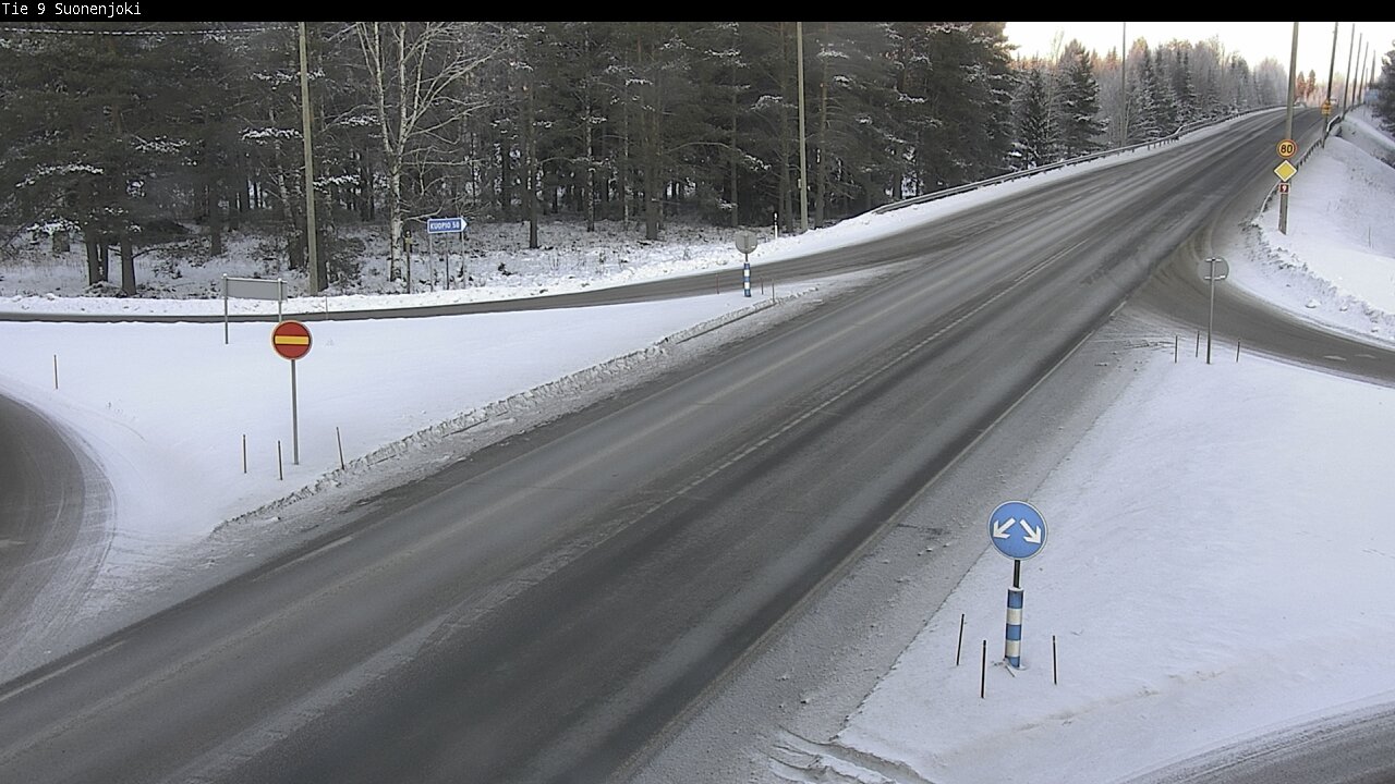 Weather Camera Image Väg 9 Suonenjoki, Purola, Suonenjoki, Pohjois-Savo
