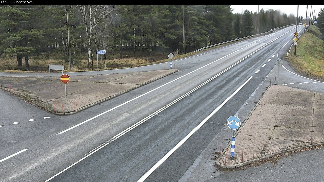 Weather Camera Image Väg 9 Suonenjoki, Purola, Suonenjoki, Pohjois-Savo
