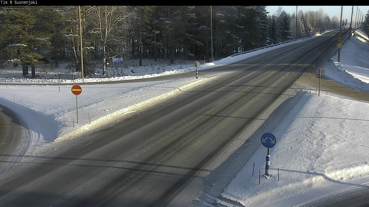 Weather Camera Image Väg 9 Suonenjoki, Purola, Suonenjoki, Pohjois-Savo
