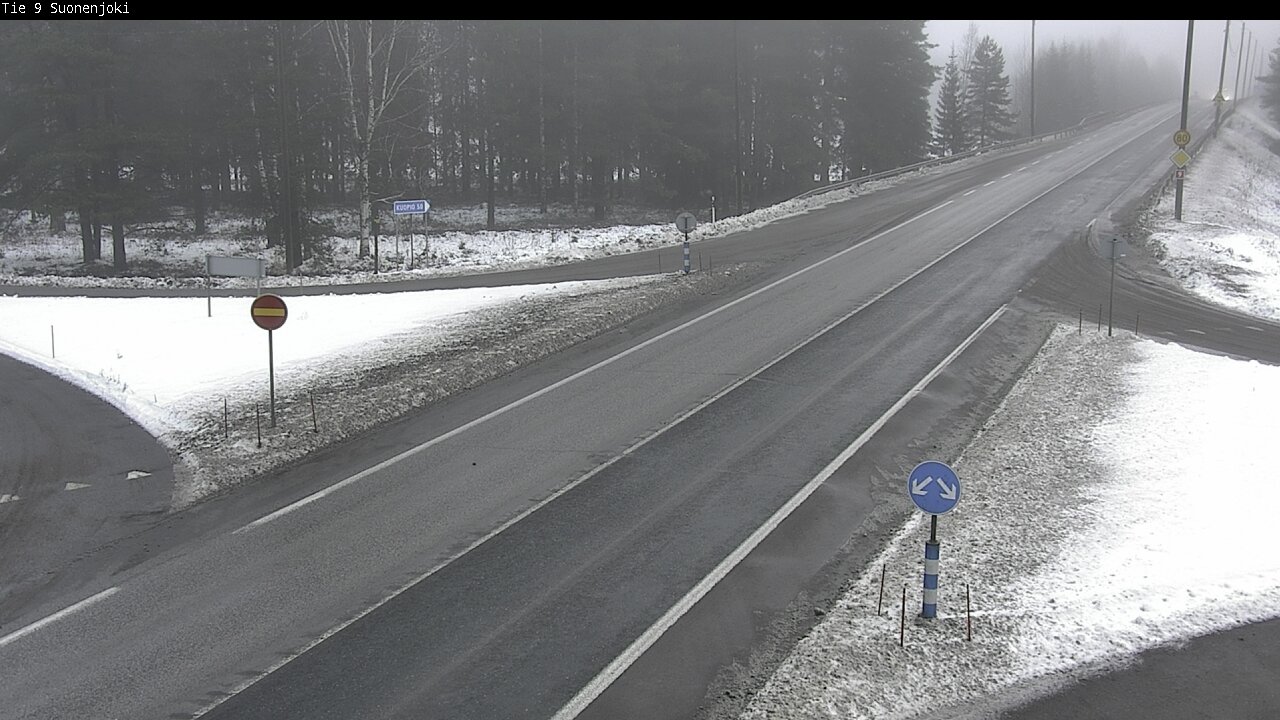Weather Camera Image Väg 9 Suonenjoki, Purola, Suonenjoki, Pohjois-Savo