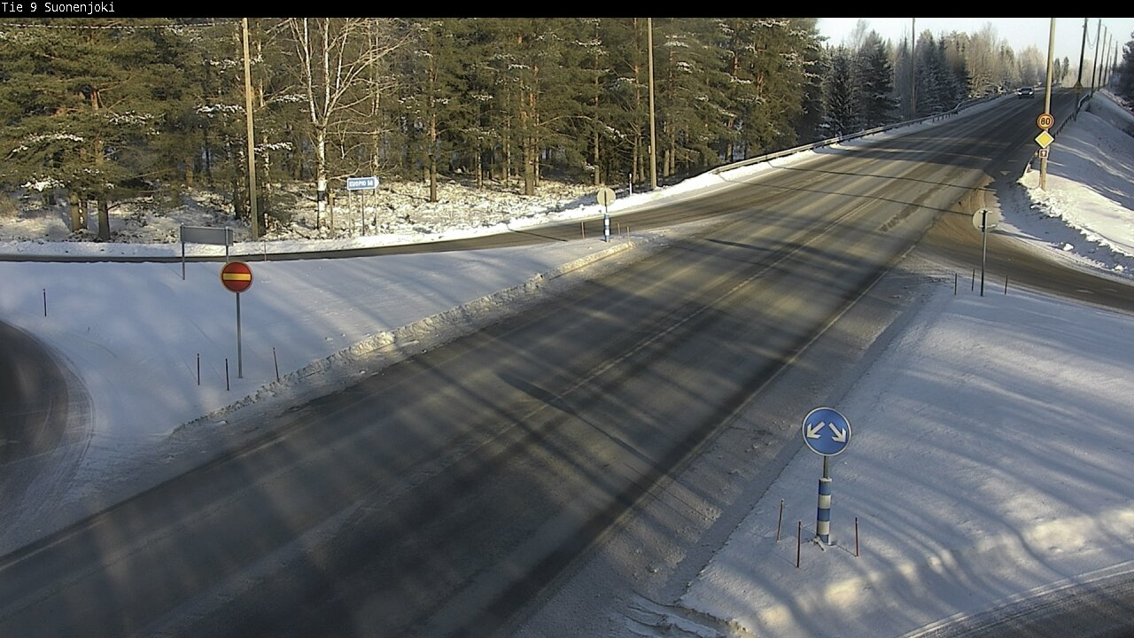 Weather Camera Image Väg 9 Suonenjoki, Purola, Suonenjoki, Pohjois-Savo