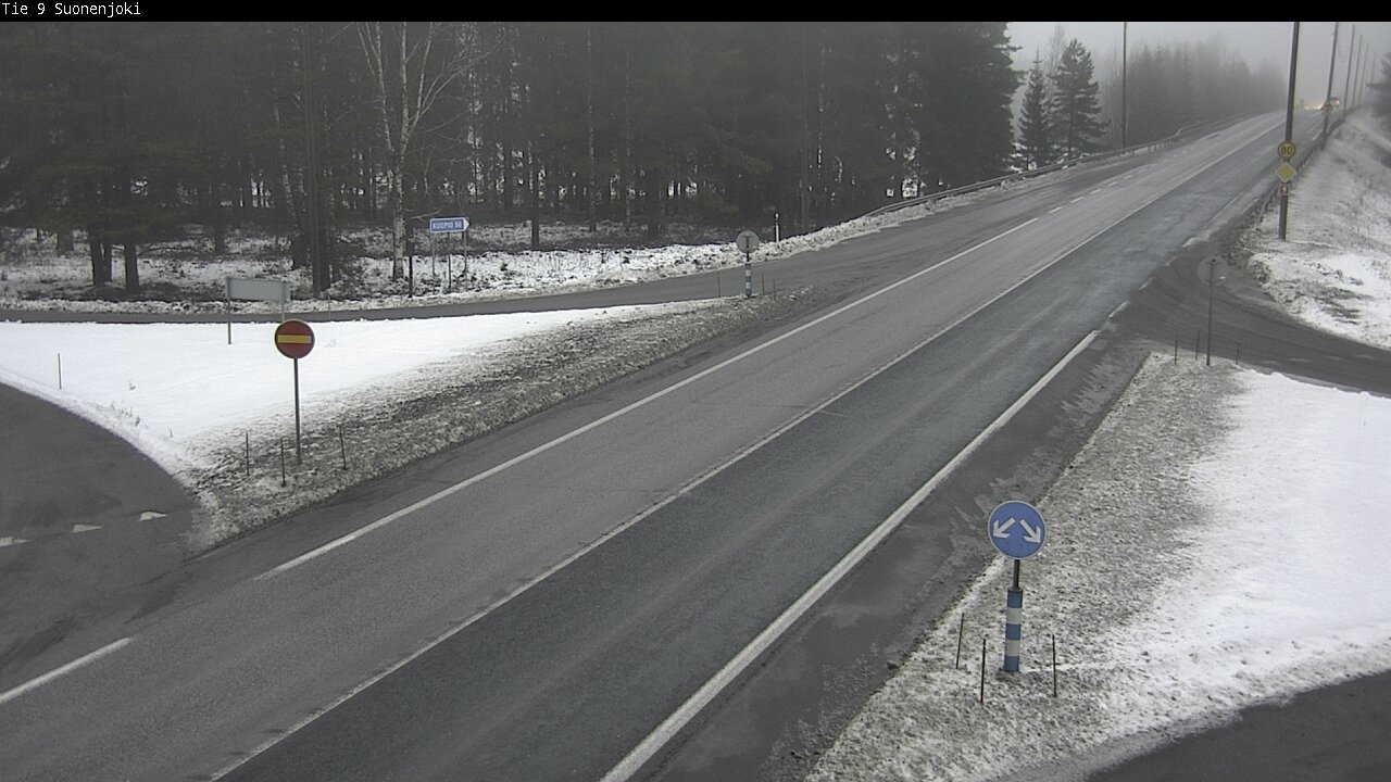 Weather Camera Image Väg 9 Suonenjoki, Purola, Suonenjoki, Pohjois-Savo