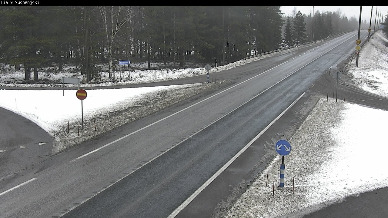Weather Camera Image Väg 9 Suonenjoki, Purola, Suonenjoki, Pohjois-Savo