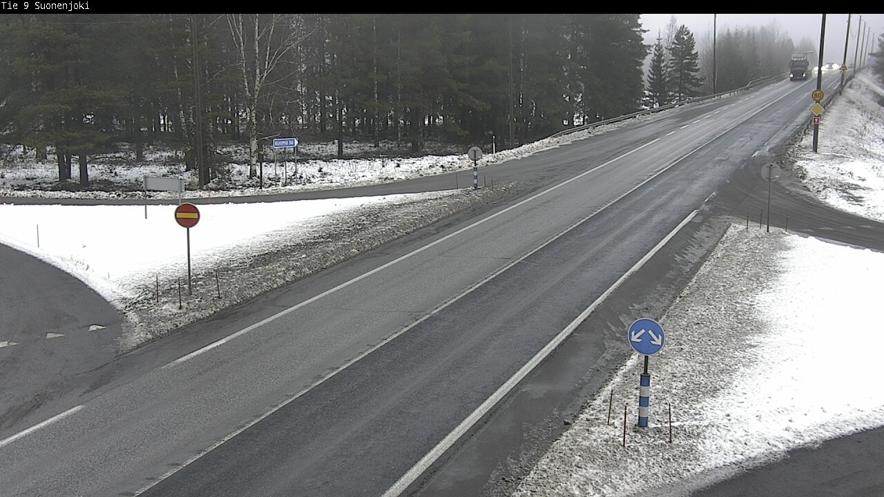 Weather Camera Image Väg 9 Suonenjoki, Purola, Suonenjoki, Pohjois-Savo