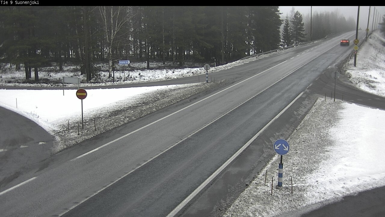 Weather Camera Image Väg 9 Suonenjoki, Purola, Suonenjoki, Pohjois-Savo