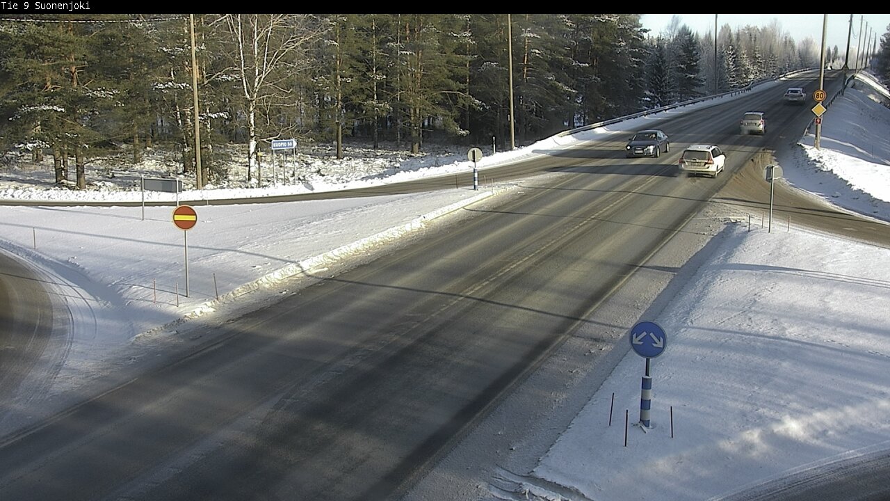 Weather Camera Image Väg 9 Suonenjoki, Purola, Suonenjoki, Pohjois-Savo