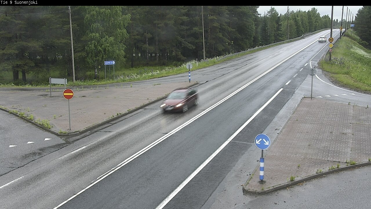 Weather Camera Image Väg 9 Suonenjoki, Purola, Suonenjoki, Pohjois-Savo