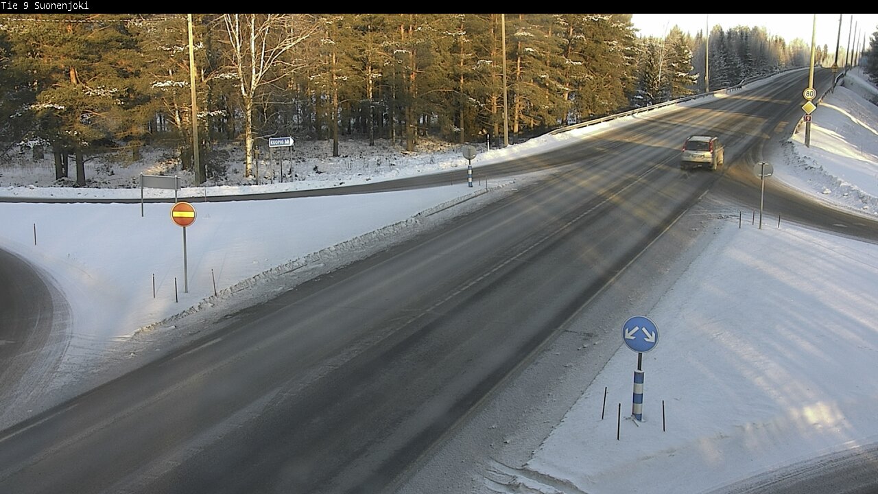 Weather Camera Image Väg 9 Suonenjoki, Purola, Suonenjoki, Pohjois-Savo