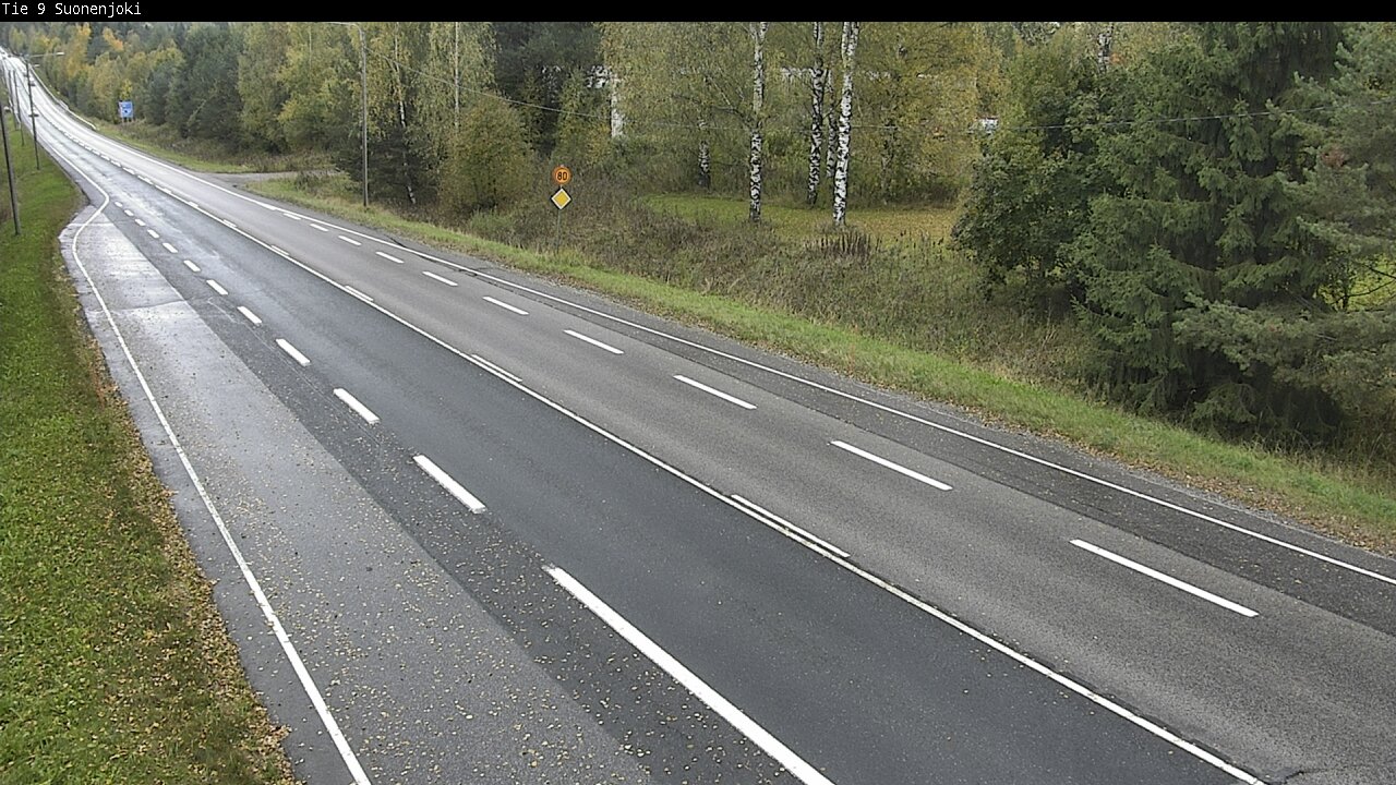 Weather Camera Image Road 9 Suonenjoki, Purola, Suonenjoki, Pohjois-Savo