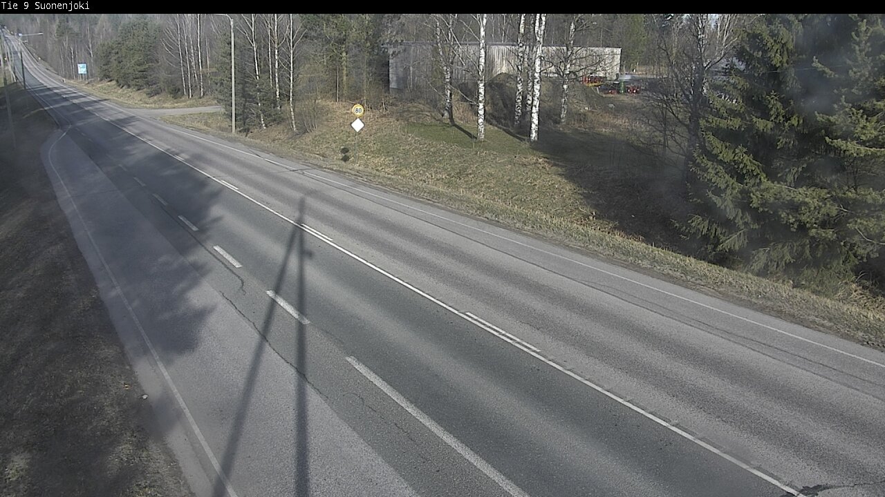 Weather Camera Image Road 9 Suonenjoki, Purola, Suonenjoki, Pohjois-Savo