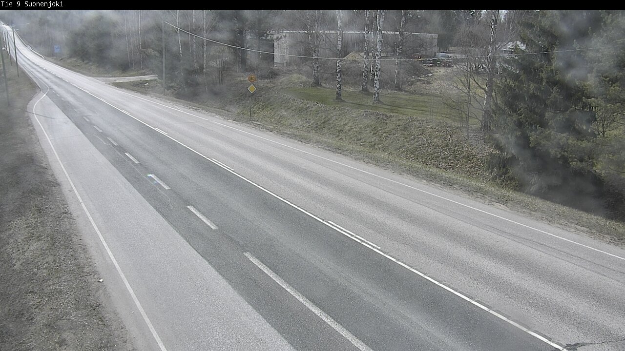 Weather Camera Image Road 9 Suonenjoki, Purola, Suonenjoki, Pohjois-Savo