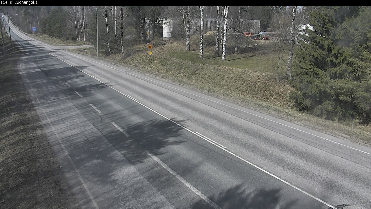 Weather Camera Image Road 9 Suonenjoki, Purola, Suonenjoki, Pohjois-Savo