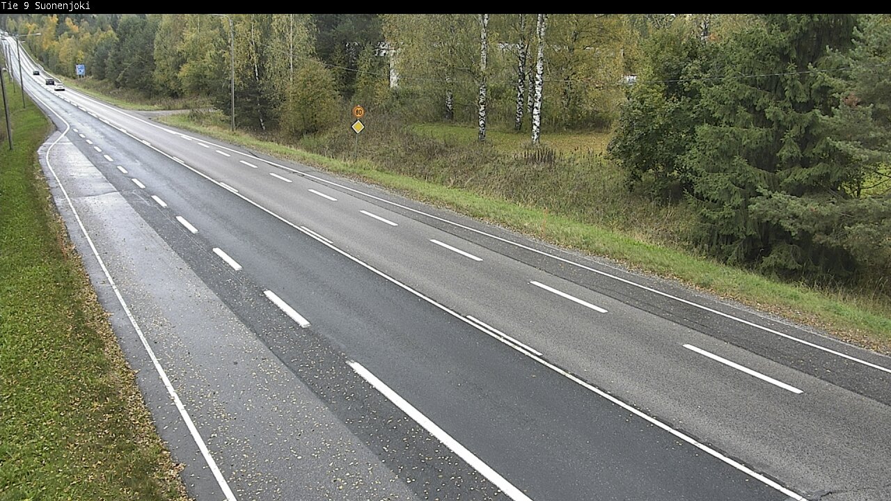 Weather Camera Image Road 9 Suonenjoki, Purola, Suonenjoki, Pohjois-Savo