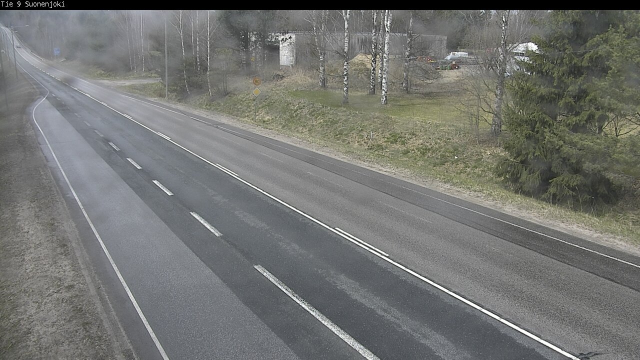 Weather Camera Image Väg 9 Suonenjoki, Purola, Suonenjoki, Pohjois-Savo