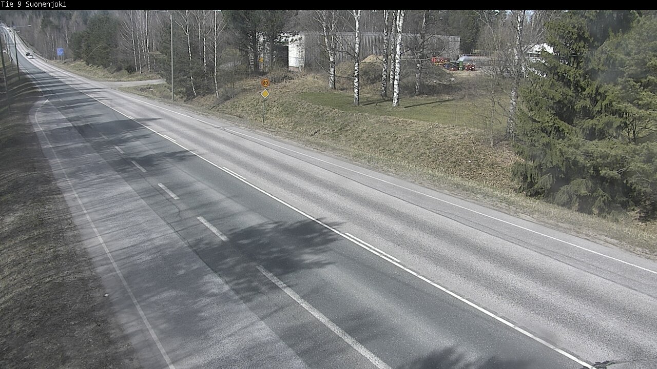 Weather Camera Image Road 9 Suonenjoki, Purola, Suonenjoki, Pohjois-Savo