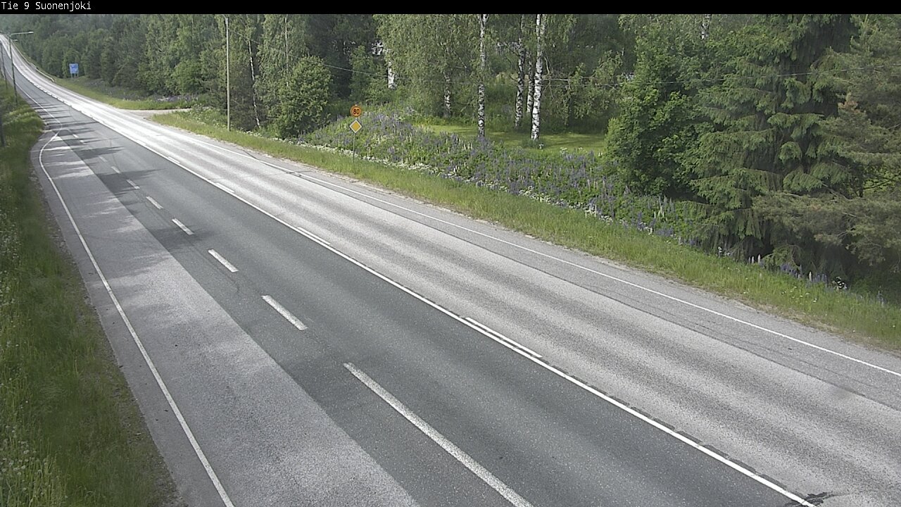 Weather Camera Image Road 9 Suonenjoki, Purola, Suonenjoki, Pohjois-Savo