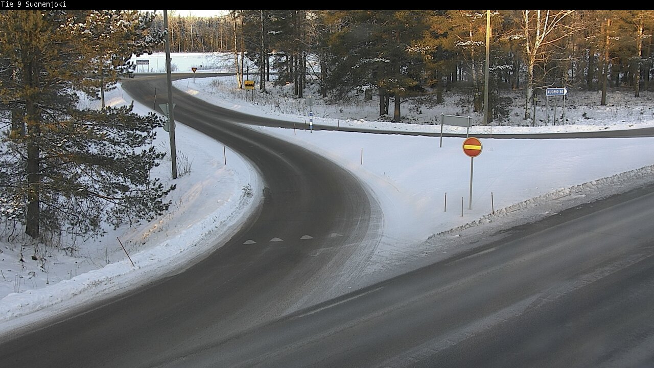 Weather Camera Image Väg 9 Suonenjoki, Purola, Suonenjoki, Pohjois-Savo