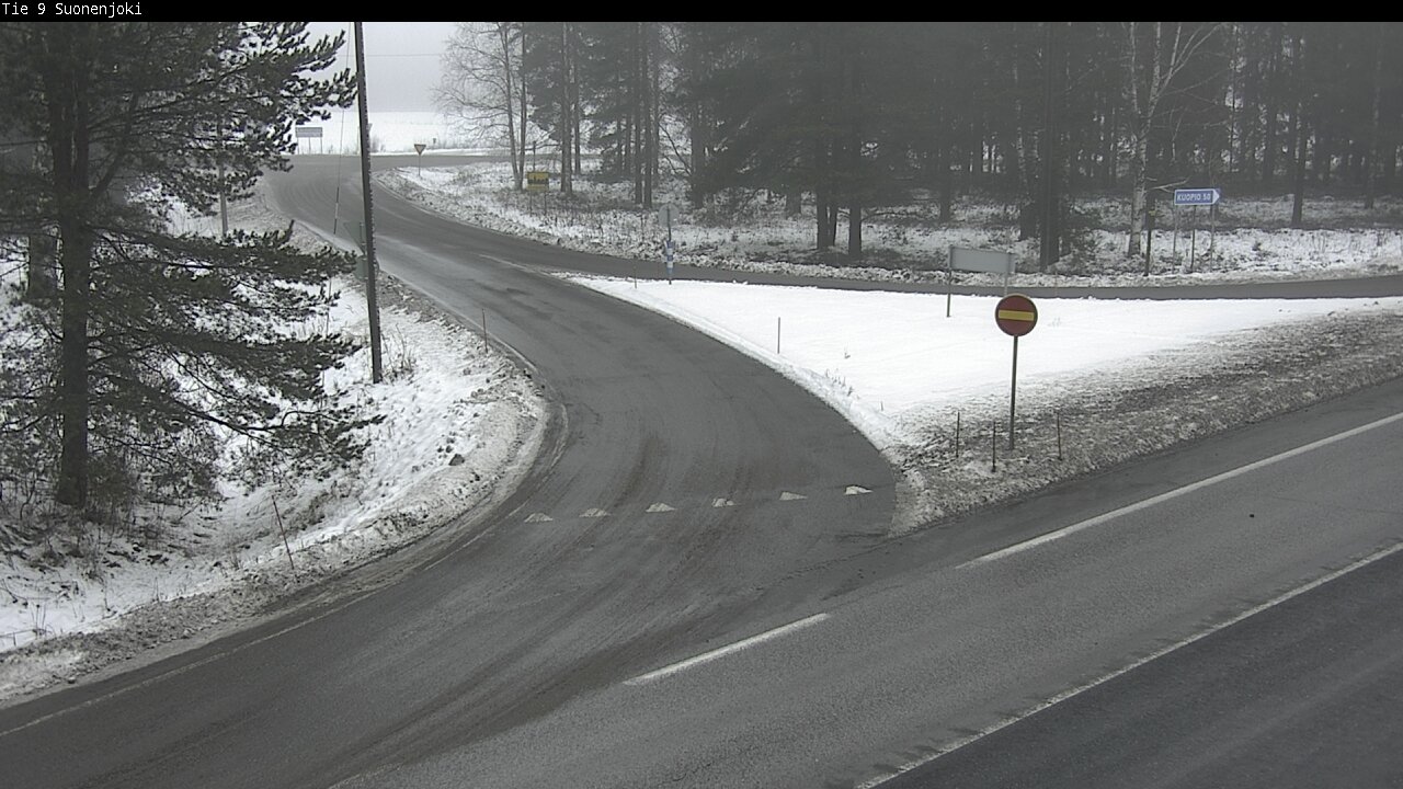 Weather Camera Image Väg 9 Suonenjoki, Purola, Suonenjoki, Pohjois-Savo