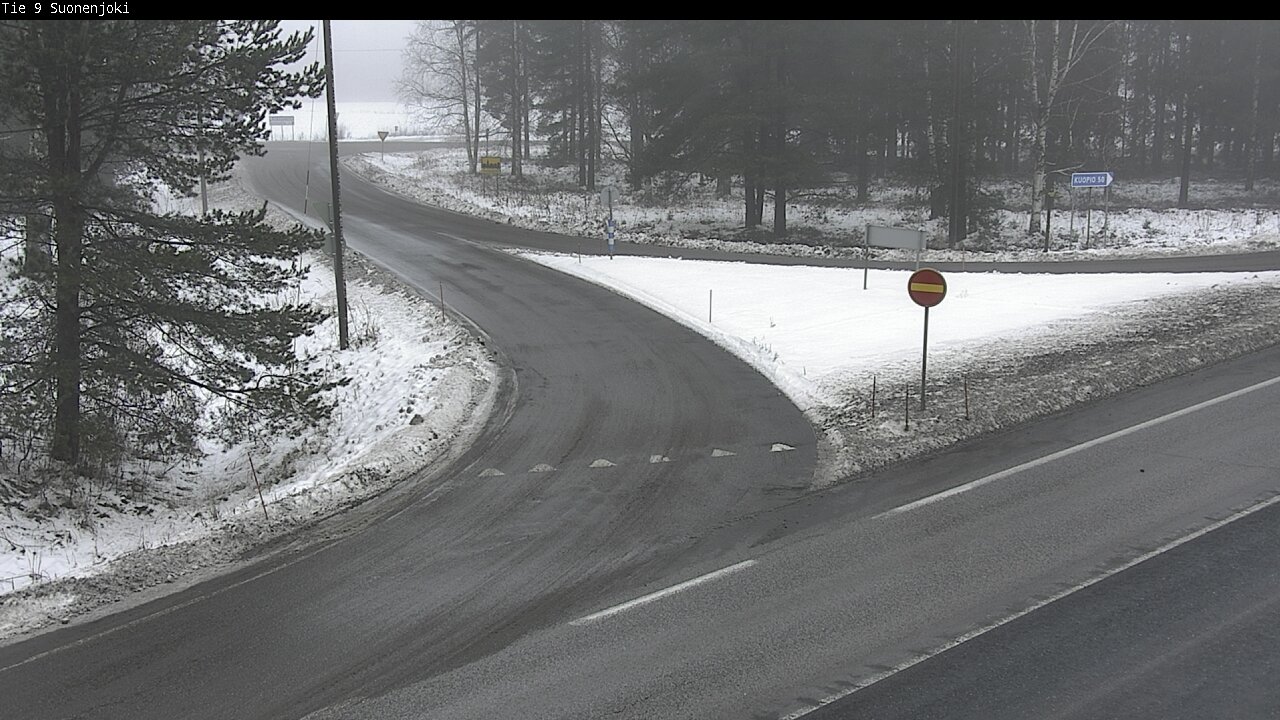 Weather Camera Image Väg 9 Suonenjoki, Purola, Suonenjoki, Pohjois-Savo