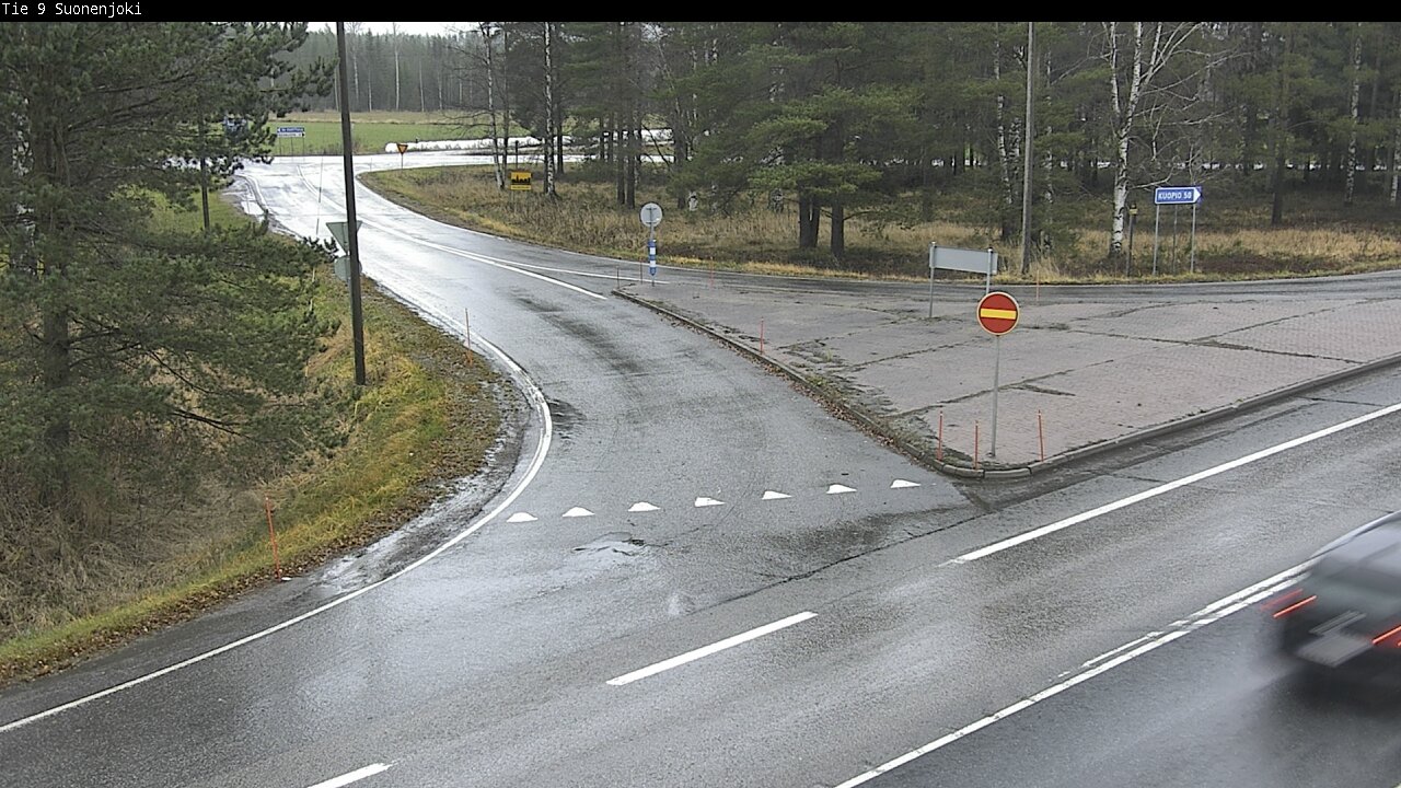Weather Camera Image Väg 9 Suonenjoki, Purola, Suonenjoki, Pohjois-Savo