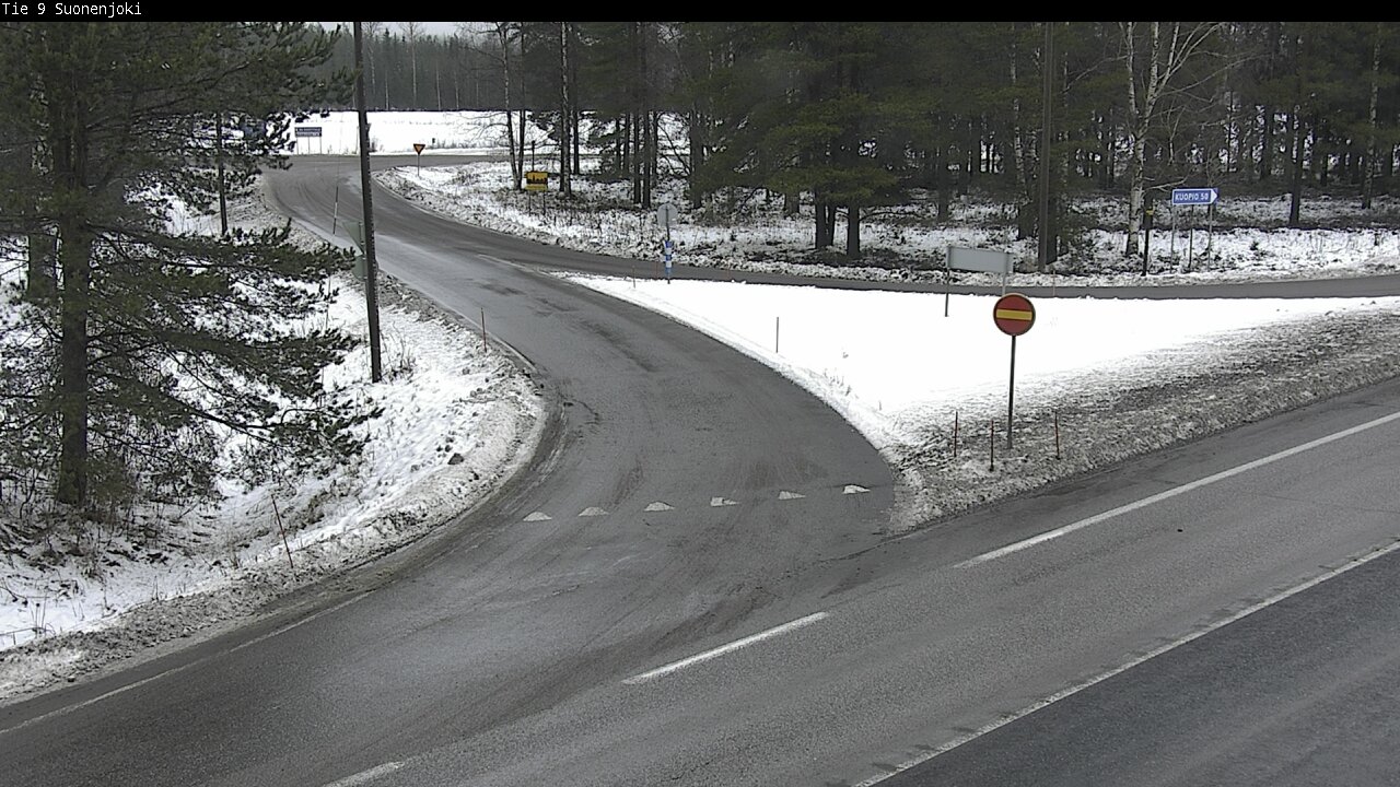 Weather Camera Image Väg 9 Suonenjoki, Purola, Suonenjoki, Pohjois-Savo