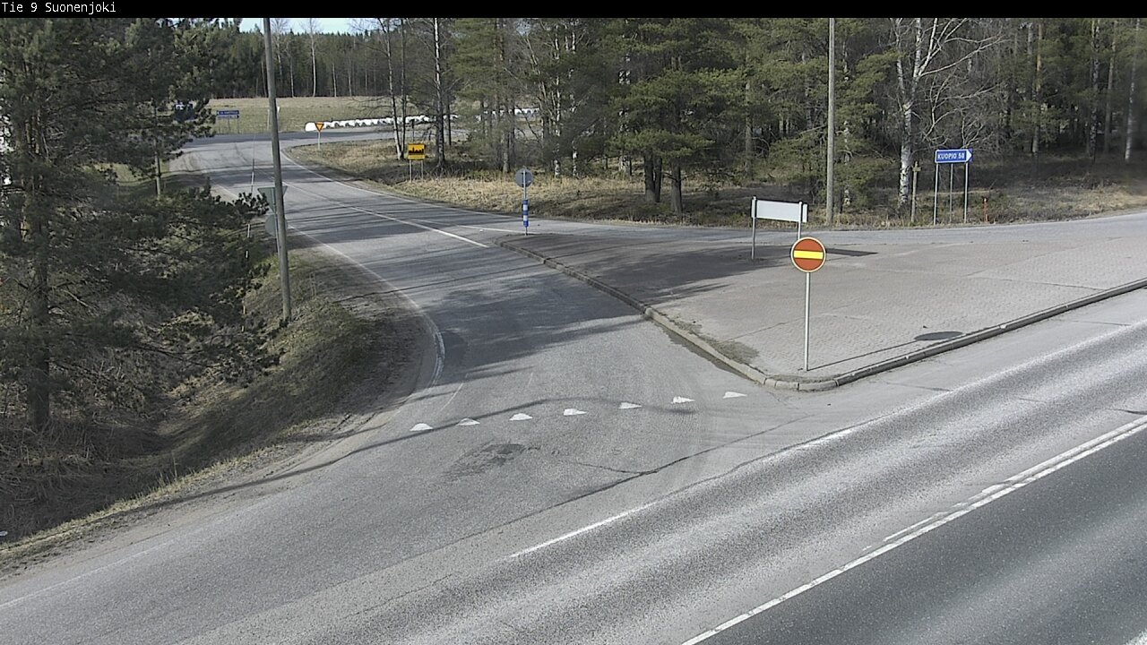 Weather Camera Image Road 9 Suonenjoki, Purola, Suonenjoki, Pohjois-Savo