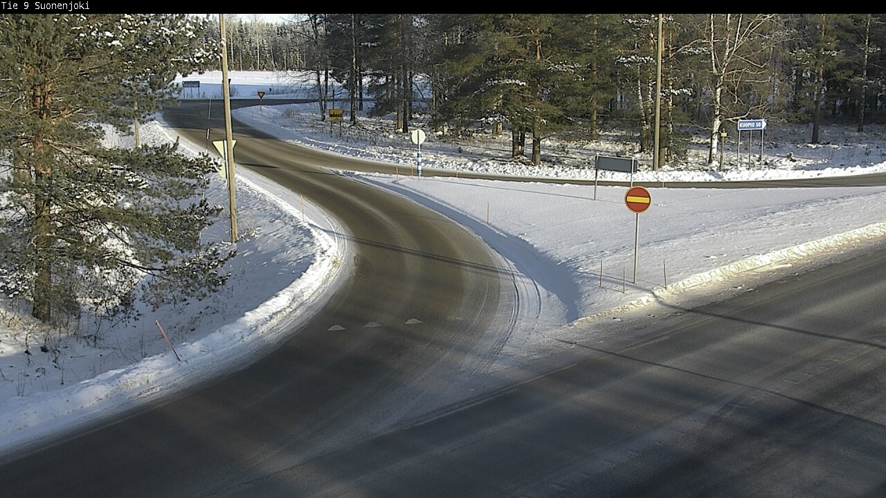 Weather Camera Image Väg 9 Suonenjoki, Purola, Suonenjoki, Pohjois-Savo