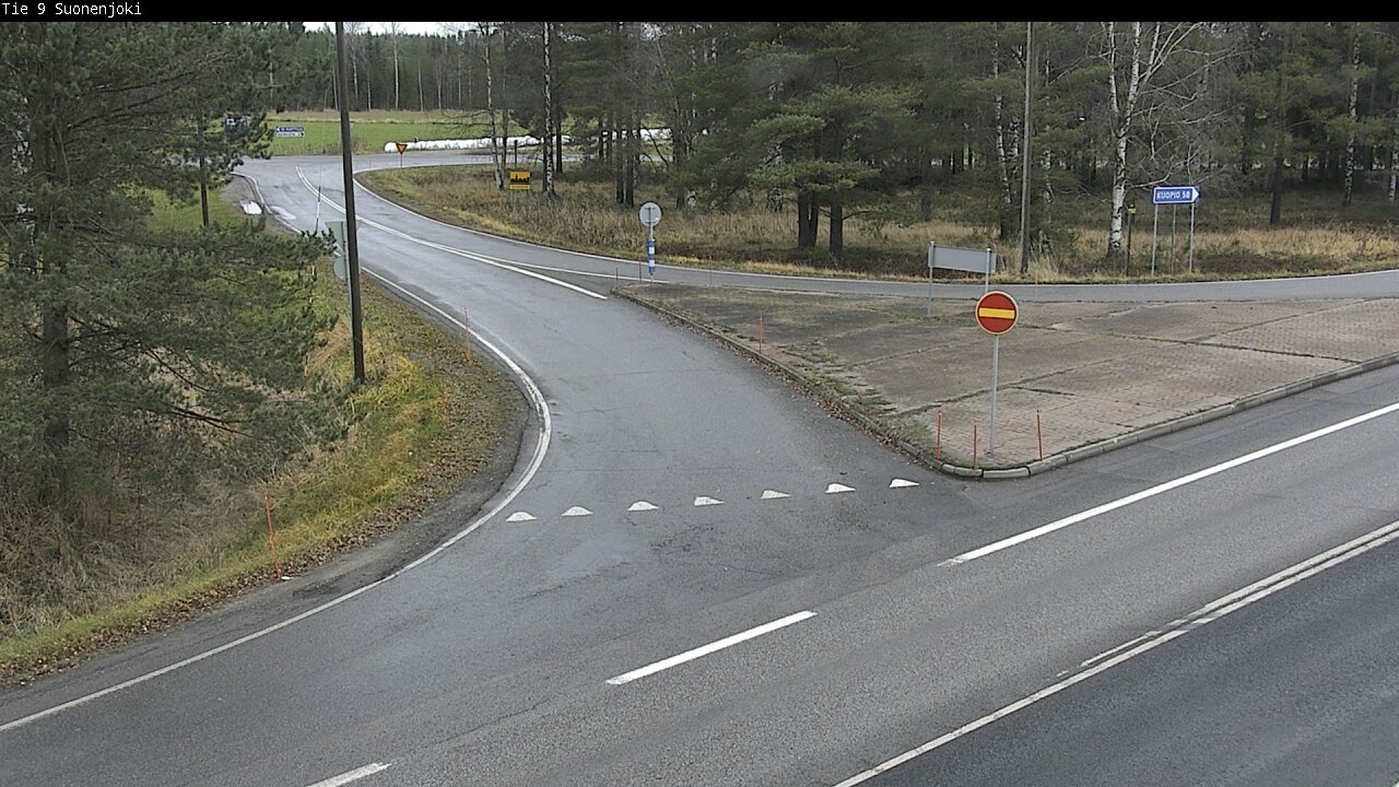 Weather Camera Image Väg 9 Suonenjoki, Purola, Suonenjoki, Pohjois-Savo